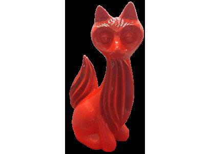 Moderne decoratie Abstracte figuur Figuren Abstract Standbeelden Sculptuur Vos 60cm