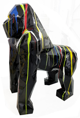 Beeld standbeelden decoratie decor gorilla tuin nieuw ontwerp figuur standbeeld modern