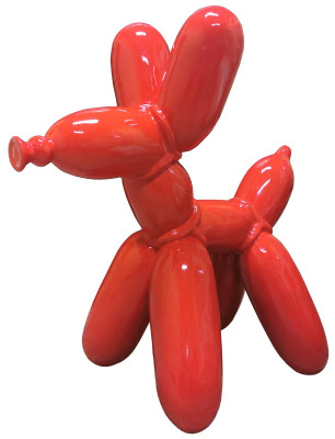 Decoratie ontwerper figuur standbeeld moderne figuren hond ballon tuinbeelden