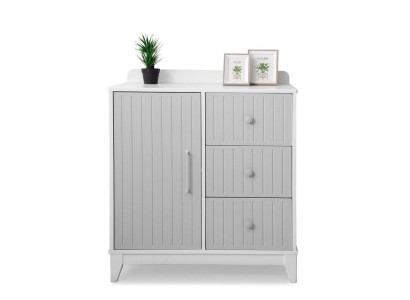 Moderne kinderkamer commode in grijs met veel opbergruimte Luxe nieuwigheid verwijderen