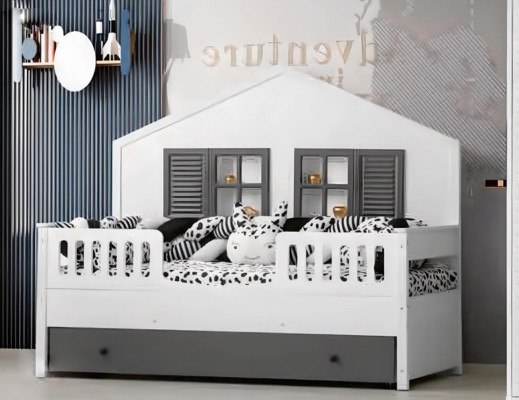 Stijlvol licht kinderbed: Stijlvolle inrichting voor uw kinderkamer.