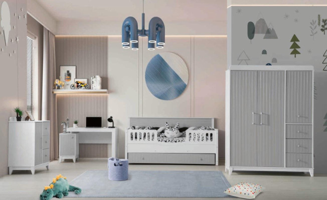 4-delige kinderkamer set: complete meubelset voor perfecte inrichting