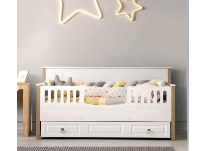Perfekt kinderbed Bed kindermeubelen Wit set Moderne kinderen nieuw