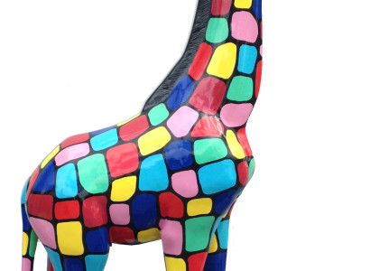 Abstracte dierenfiguur handgemaakt decoratie woondecoratie sculpturen standbeelden figuren