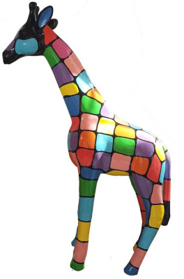 Giraffe Ontwerp Figuur Standbeeld Modern Figuren Standbeelden Decoratie Decoratie Tuin Nieuw