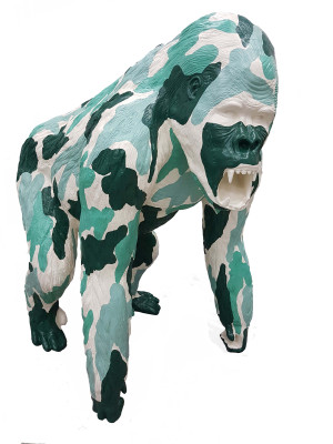 Gorilla Beeld Standbeeld Aap Beelden Standbeelden Decoratie Decoratie Ontwerp Tuin