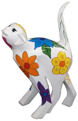 Abstracte figuur Aap 55cm Abstract design kleurrijke sculpturen standbeelden decoratie