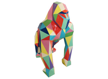 Gorilla Ontwerp Figuur Standbeeld Moderne Figuren Standbeelden Decoratie Deco Tuin Nieuw