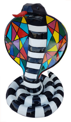 Ontwerper Abstract Modern Figuur Slang Cobra Decor Tuin Sculpturen Slang