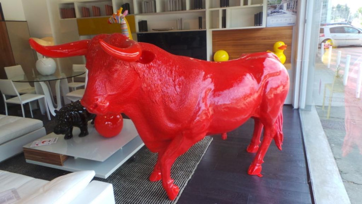 Ontwerper Abstracte Figuur Moderne Figuren Decoratie Stier Tuin Sculpturen Nieuw