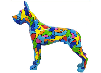 Ontwerper figuur standbeeld Moderne figuren decoratie hond tuin sculptuur beeldhouwwerken