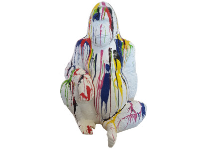 Ontwerper figuur standbeeld moderne figuren beelden decoratie deco gorilla tuin nieuw