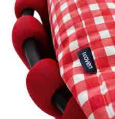 Rode tuinset luxe zitmeubelen tafel bankje terrasbank 4-delig.