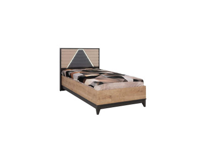 Bed 120 cm kinderbed bedframe kinderkamer bruin hout bedden nieuw