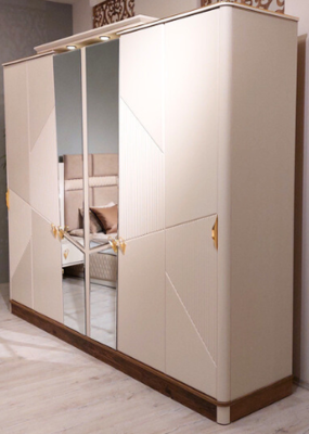 Stel slaapkamer bed luxe kledingkast 2x nachtkastjes design kaptafel