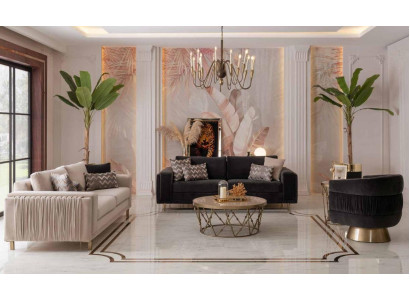 Elegante bankstel bankstel 3+3-zits met fauteuil voor woonkamer Nieuw design