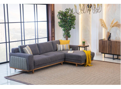 Luxe hoekbank L-vorm voor moderne woonkamers in nieuw en hoogwaardig design.