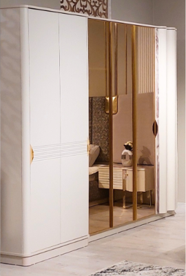 Slaapkamer kledingkast Luxe inrichting Nieuwe kast Modern meubels