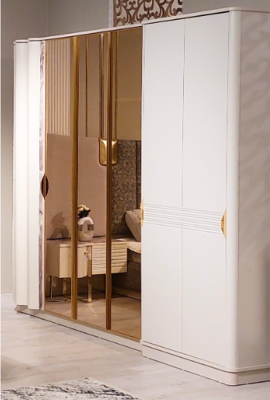 Slaapkamer kledingkast Luxe inrichting Nieuwe kast Modern meubels