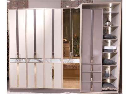 Luxe kledingkast slaapkamer inrichting kast modern design meubels
