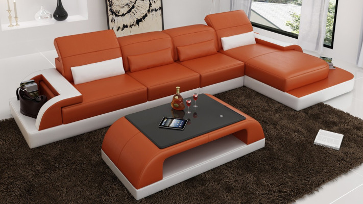 Bankstel bekleding Groot xxl banken bankstellen bank woonlandschap hoekbank + tafel