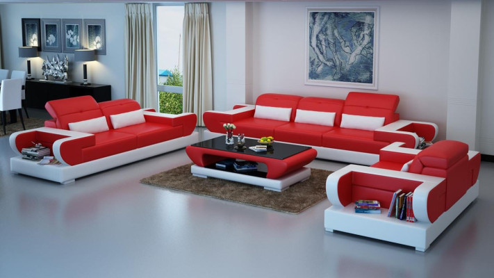 Bankstel 3+1+1 zits set Ontwerp Bank Nieuwe Bekleding Banken Bank Modern Luxe