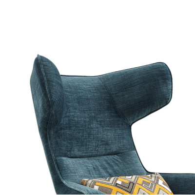 Fauteuil Club Lounge Ontwerper TV Bank Stoel Stoelen Bekleding Zitmeubels Ligstoel