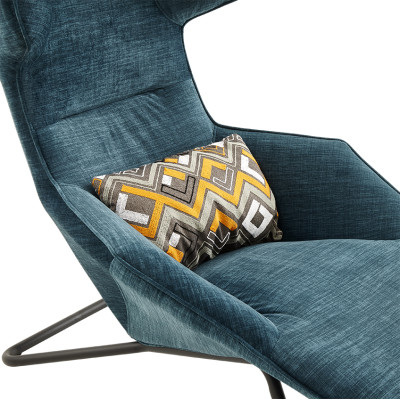 Fauteuil Club Lounge Ontwerper TV Bank Stoel Stoelen Bekleding Zitmeubels Ligstoel