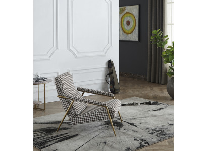 Fauteuil Design Bank Bankstel Relax Stof Lounge Luxe TV-clubbekleding Zitter