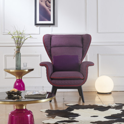 Fauteuil Desigbank Bank Bank Zitter Luxe Oren Zit Ontspan Leder Lounge Club Bekleding