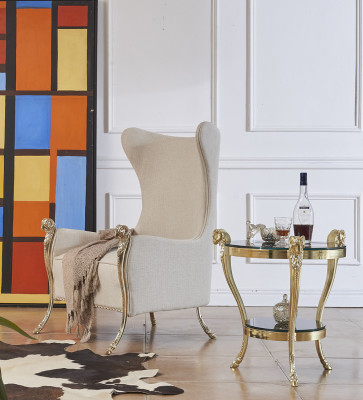 Stoel bekleding Cocktails Relax Bar Lounge Club Stoelen meubels Design Fauteuil Koning