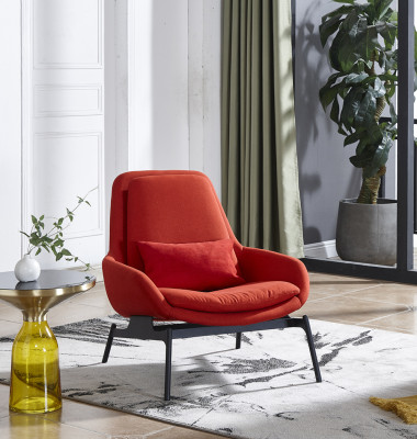 Luxe stoel bekleding cocktail relax lounge club stoelen meubels design fauteuil rood.