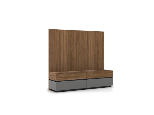 Woonkamer meubels woonwand 320 cm inrichting Bruin Luxe Wandplanken