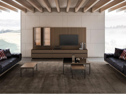 Woonkamer houten meubels woonkamer tv-standaard complete moderne inrichting