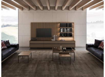 Houten meubels Woonkamer Luxe Wandmeubel Modern Design Inrichting Nieuw