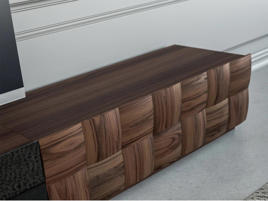 Volledige woonkamermeubels, tv-standaard, wandkast, ontwerper, 2 wandplanken.