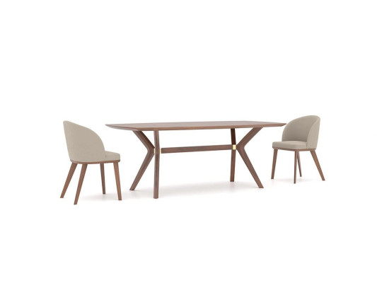 Eetkamer Eettafel 4 stoelen Luxe inrichting Modern design