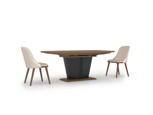 Eetkamerset 5-delig Eetgroep Modern Eettafel Ontwerp 4x Stoelen Meubels