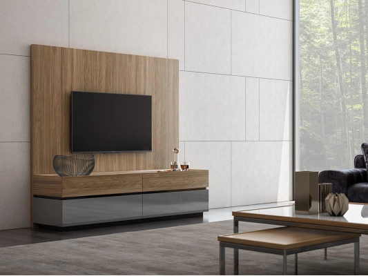 Woonwand TV wand Houten Stijl Modern Woonkamer Meubels TV Stand Nieuwe Inrichting