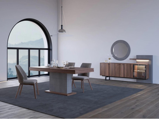 Compleet eetkamer eettafel 4x stoelen Modern meubeldesign Nieuwe inrichting