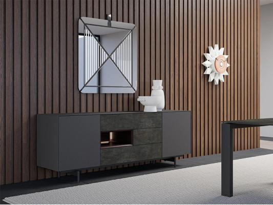 Eetgroep Eetkamerset 8-delig Eettafel 4x Stoelen Luxe Kast Design Interieur