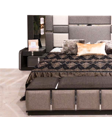 Slaapkamer Luxe Tweepersoonsbed 2x Nachtkastjes Compleet Moderne Inrichting