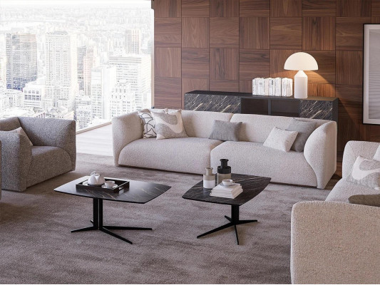 Bankstel Beklede meubelen 2x Driepersoons bank Luxe 2 fauteuils bank 3+3+1+1