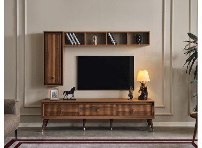 Woonkamerset TV-standaard wandkast plank luxe meubilair modern set nieuw