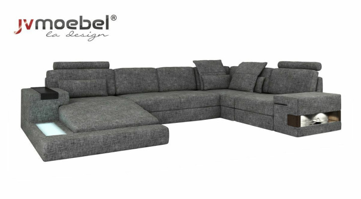 Hoekbank U-vorm Design Moderne Bank Textielbank Bank Woonlandschap Nieuw
