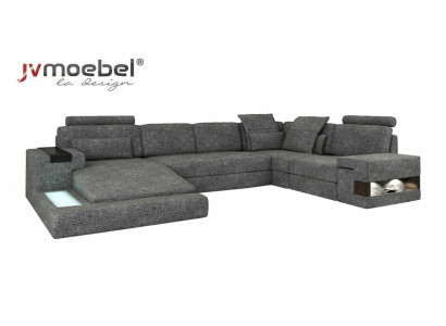 Hoekbank U-vorm Design Moderne Bank Textielbank Bank Woonlandschap Nieuw