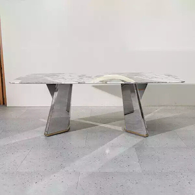 Luxe eettafel glazen tafel eetkamer luxe tafels Grijze tafel 200x100