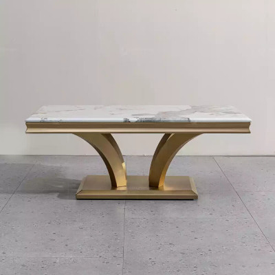 Salontafel Ontwerp Woonkamer Luxe Salontafels Tafels Meubels Goud 115x70