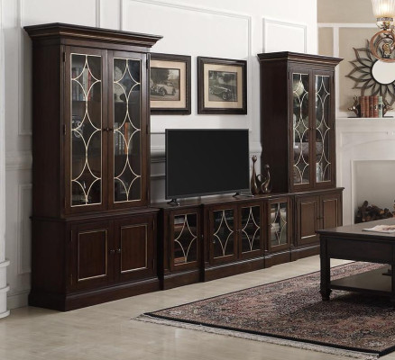 Tv-meubel 2x Vitrine Moderne woonkamer woonkamerset Modern 3-delig