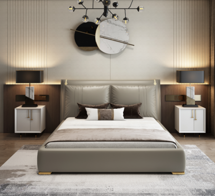 Modern slaapkamer bed Luxe dubbel 180x200 meubels bedden inrichting
